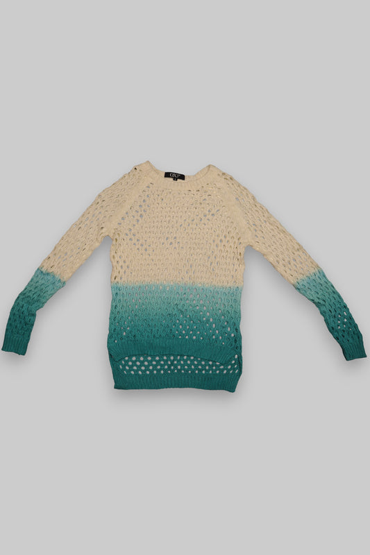 OXF Gradient Open-Knit Sweater