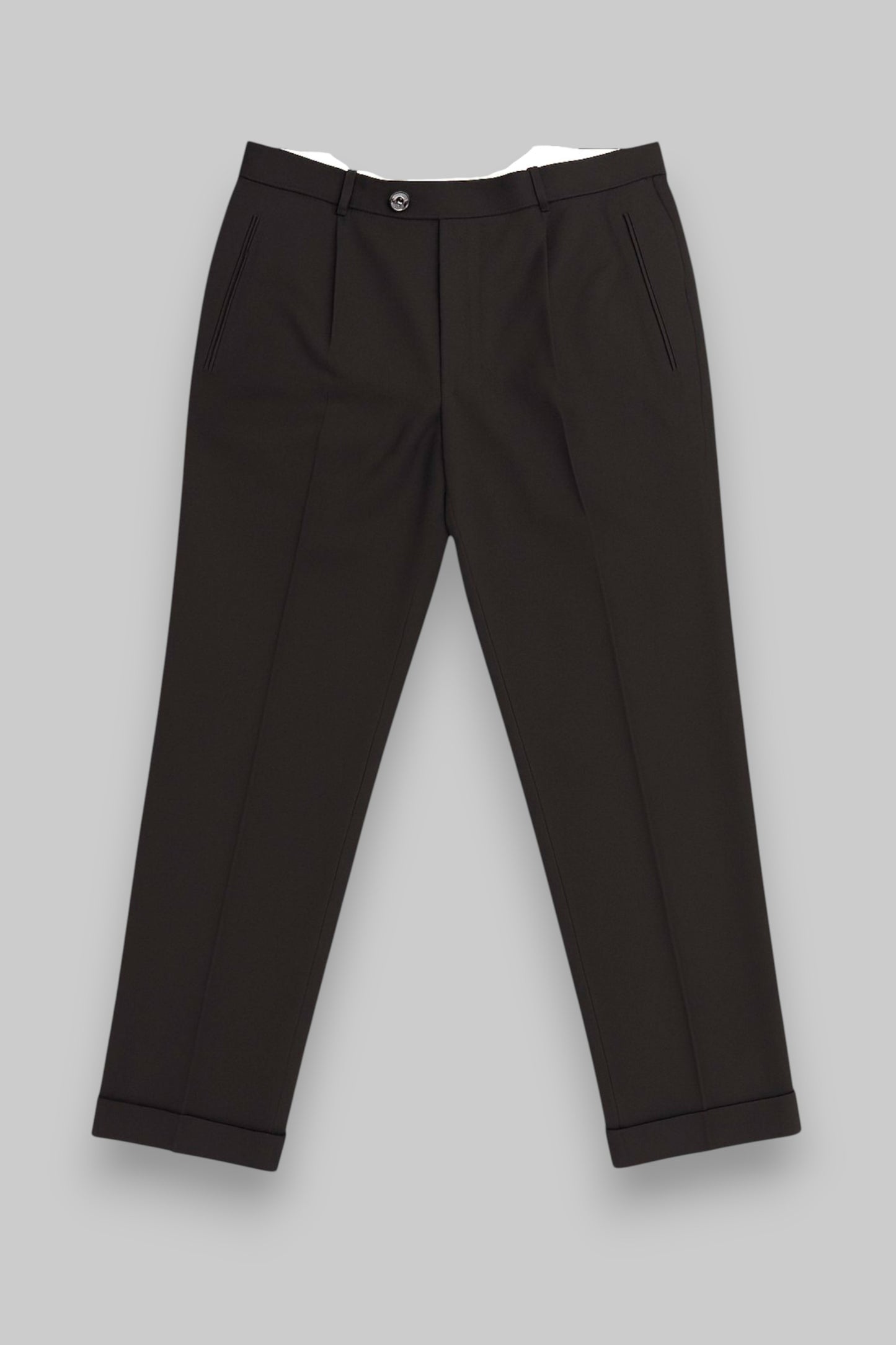 Men’s Black Dress Trousers – Jet Black Sharp Tailoring, Timeless Appeal