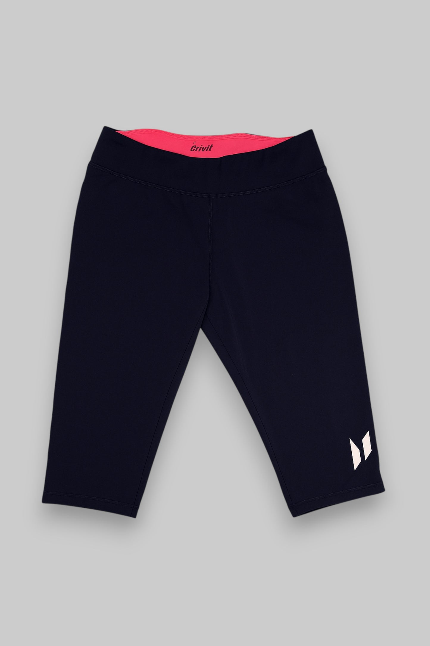 Crivit Women’s 3/4 Length Sports Tights – Deep Navy Blue (Size M)