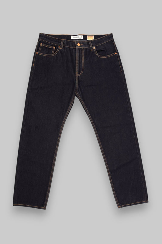 Pull&amp;Bear Selvedge Denim Jeans – Dark Indigo&nbsp; Premium Denim, Timeless Craft