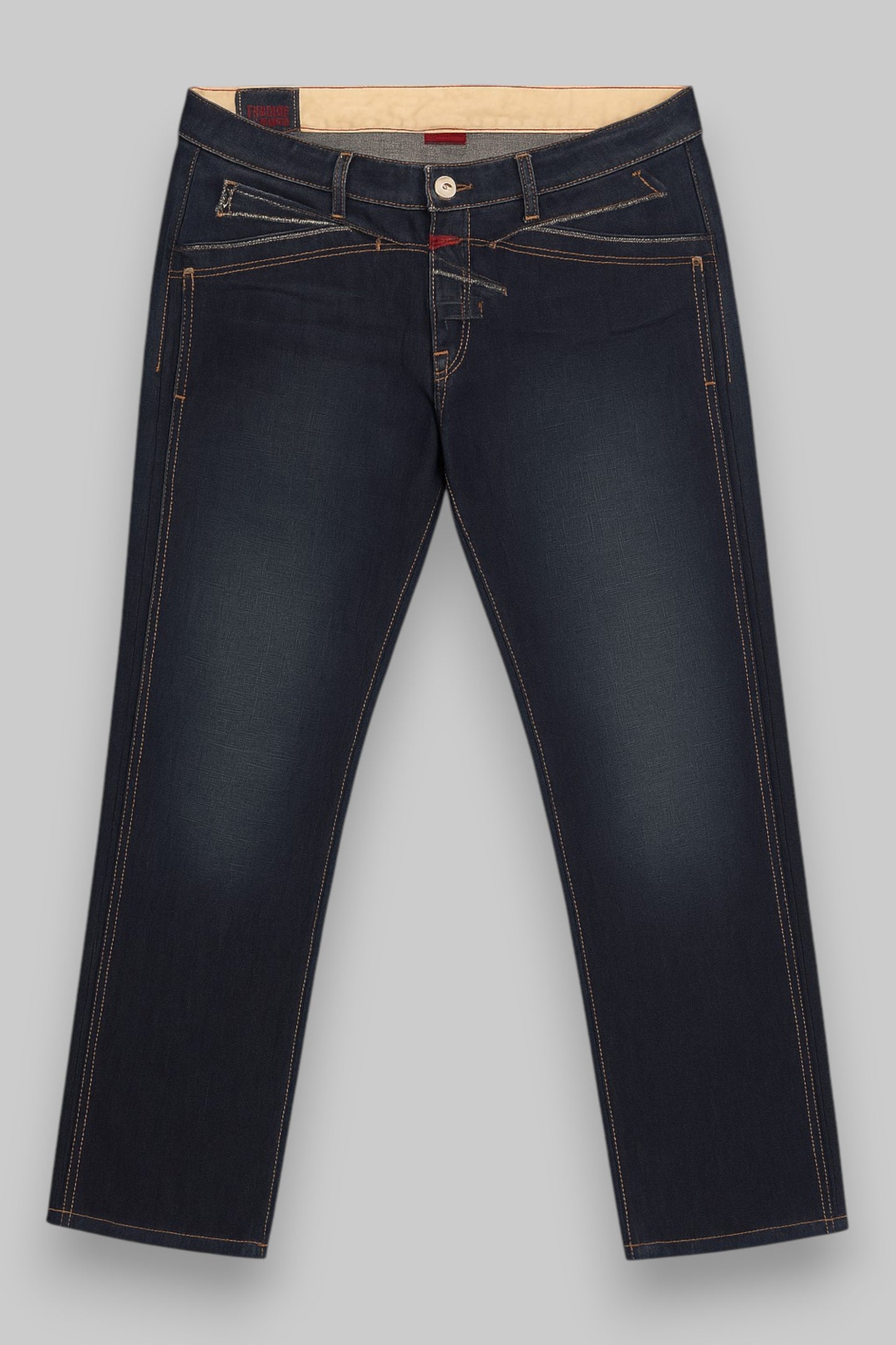 Marithé + François Girbaud Straight-Leg Jeans – Deep Indigo (Made in Italy)