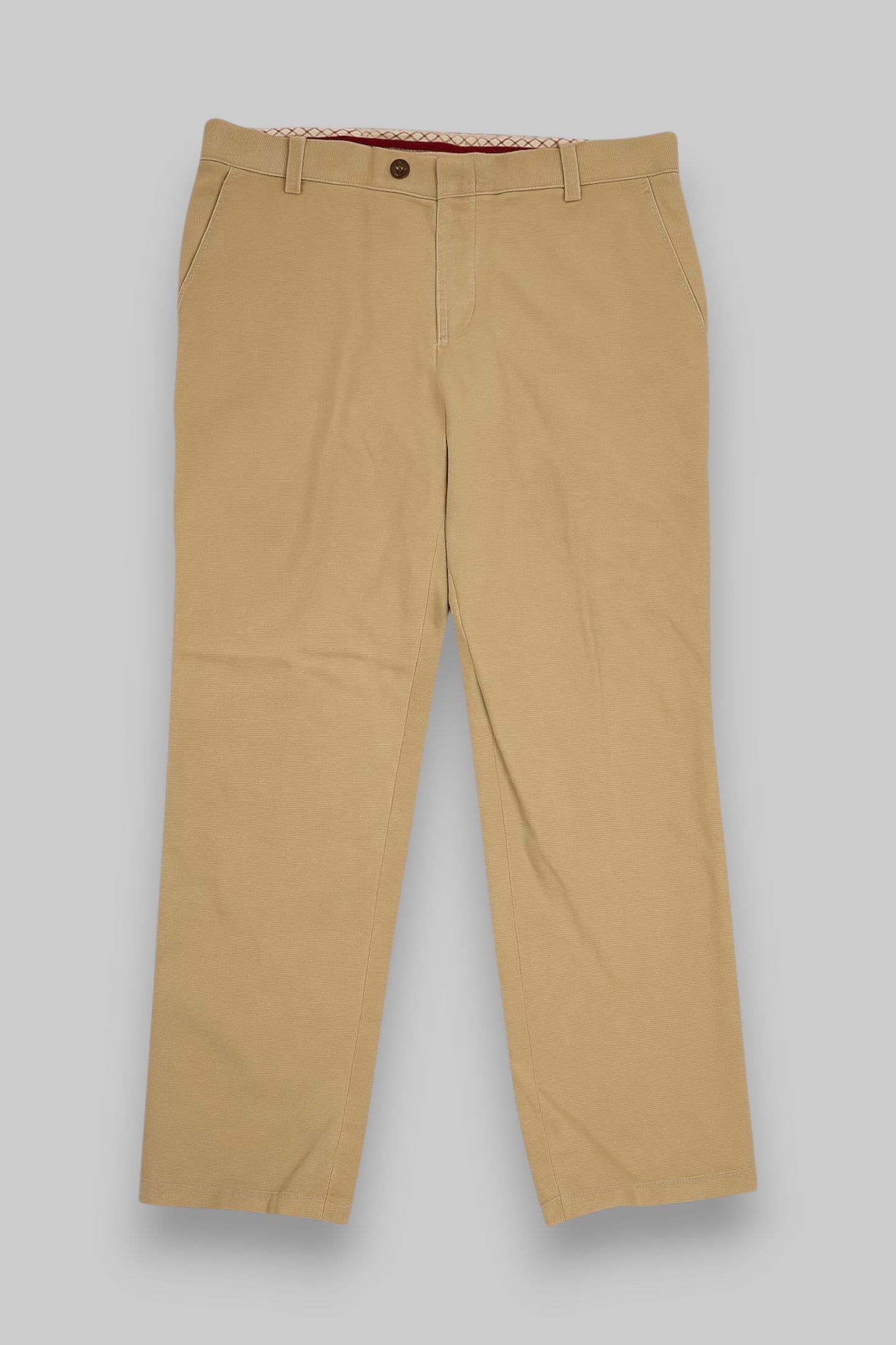 Meyer Stretch Chinos – Classic Beige / Khaki (34/32, EU 50) Premium Comfort Meets Everyday Sophistication