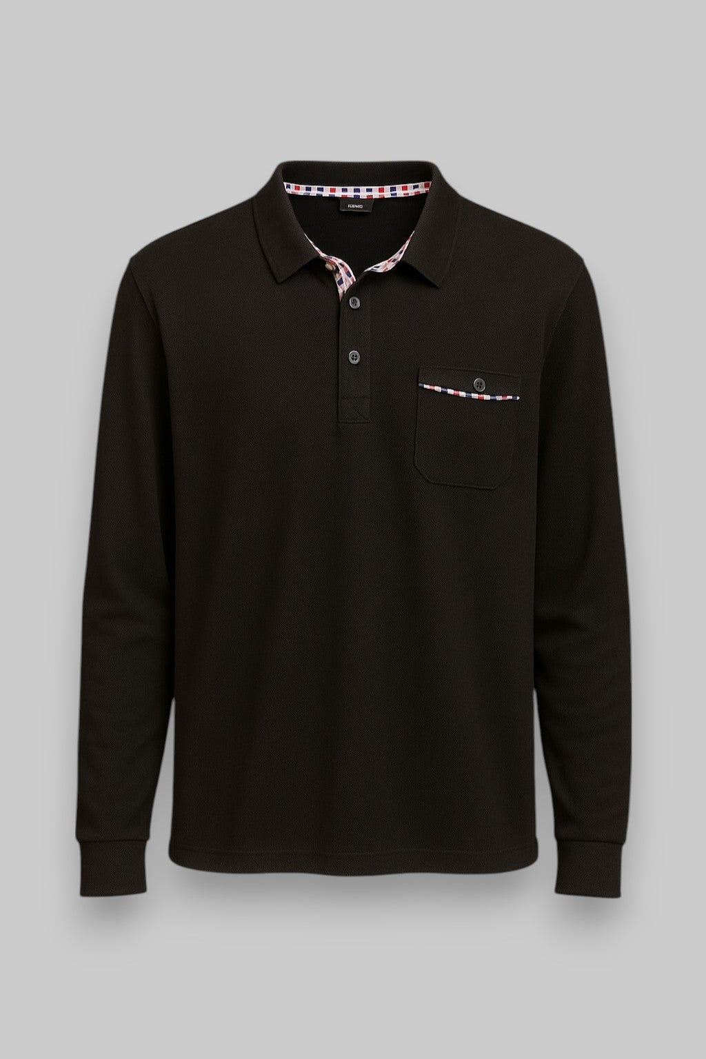Men’s Long-Sleeve Polo T-Shirt