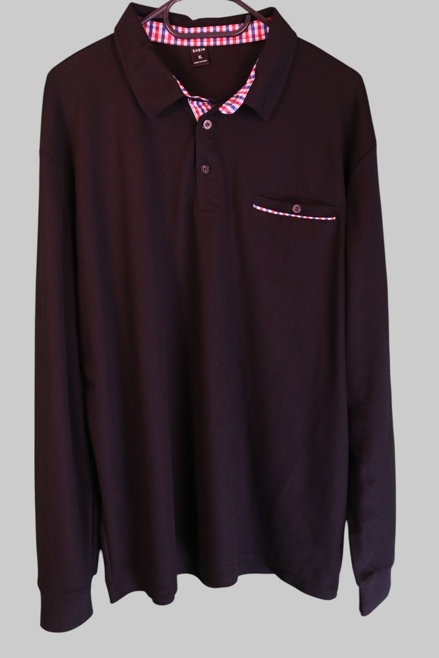 Men’s Long-Sleeve Polo T-Shirt