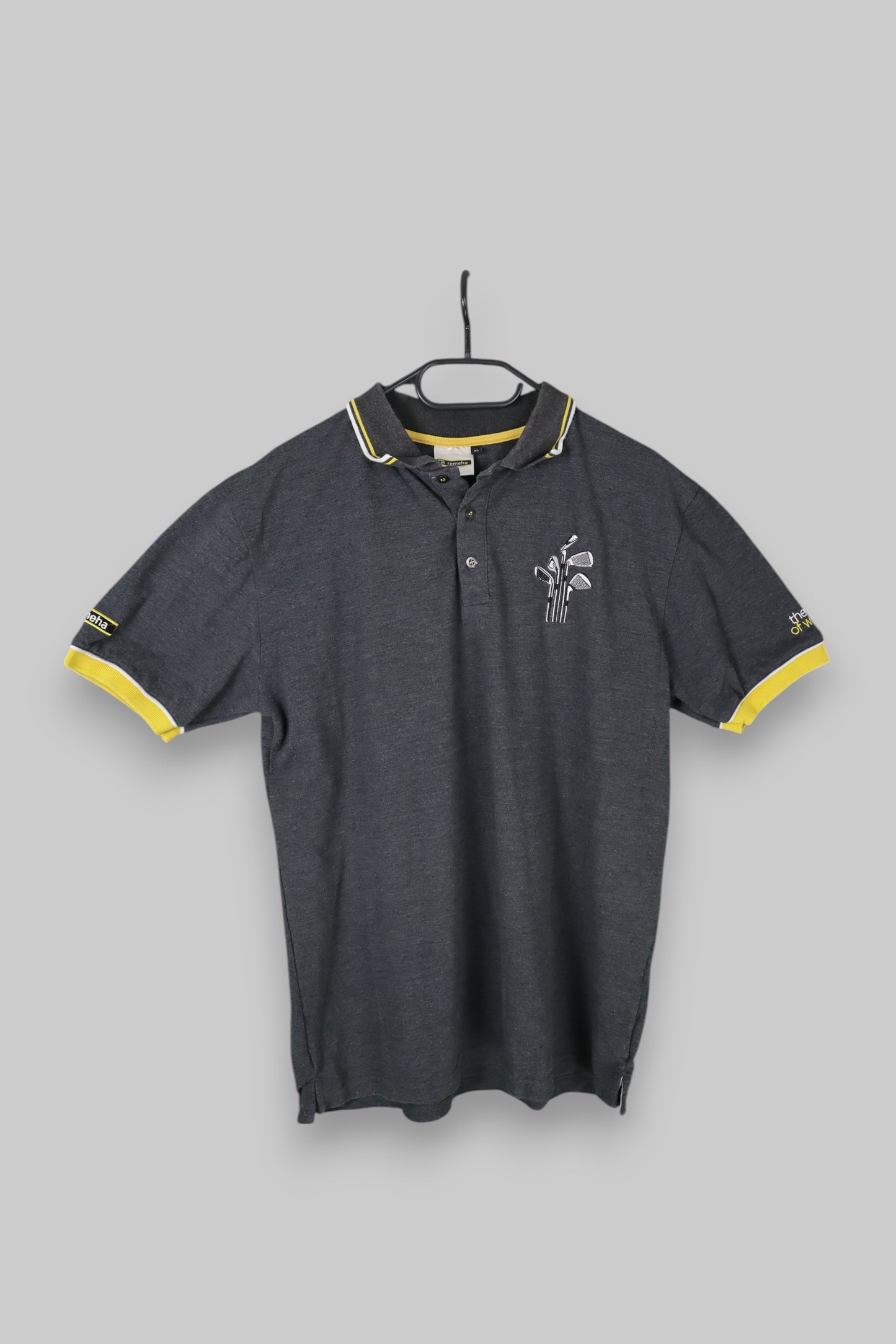 Remeha Short-Sleeve Polo Shirt – Charcoal Gray