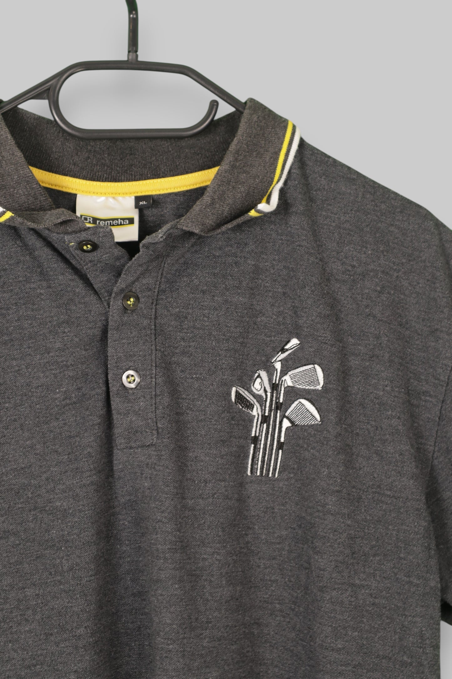 Remeha Short-Sleeve Polo Shirt – Charcoal Gray