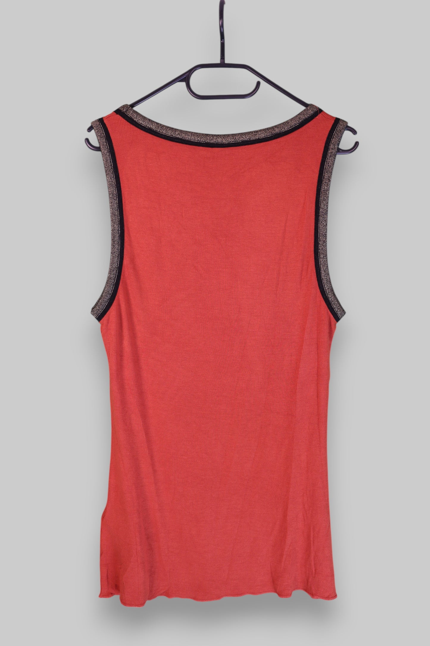 Sleeveless Ribbed Tank Top