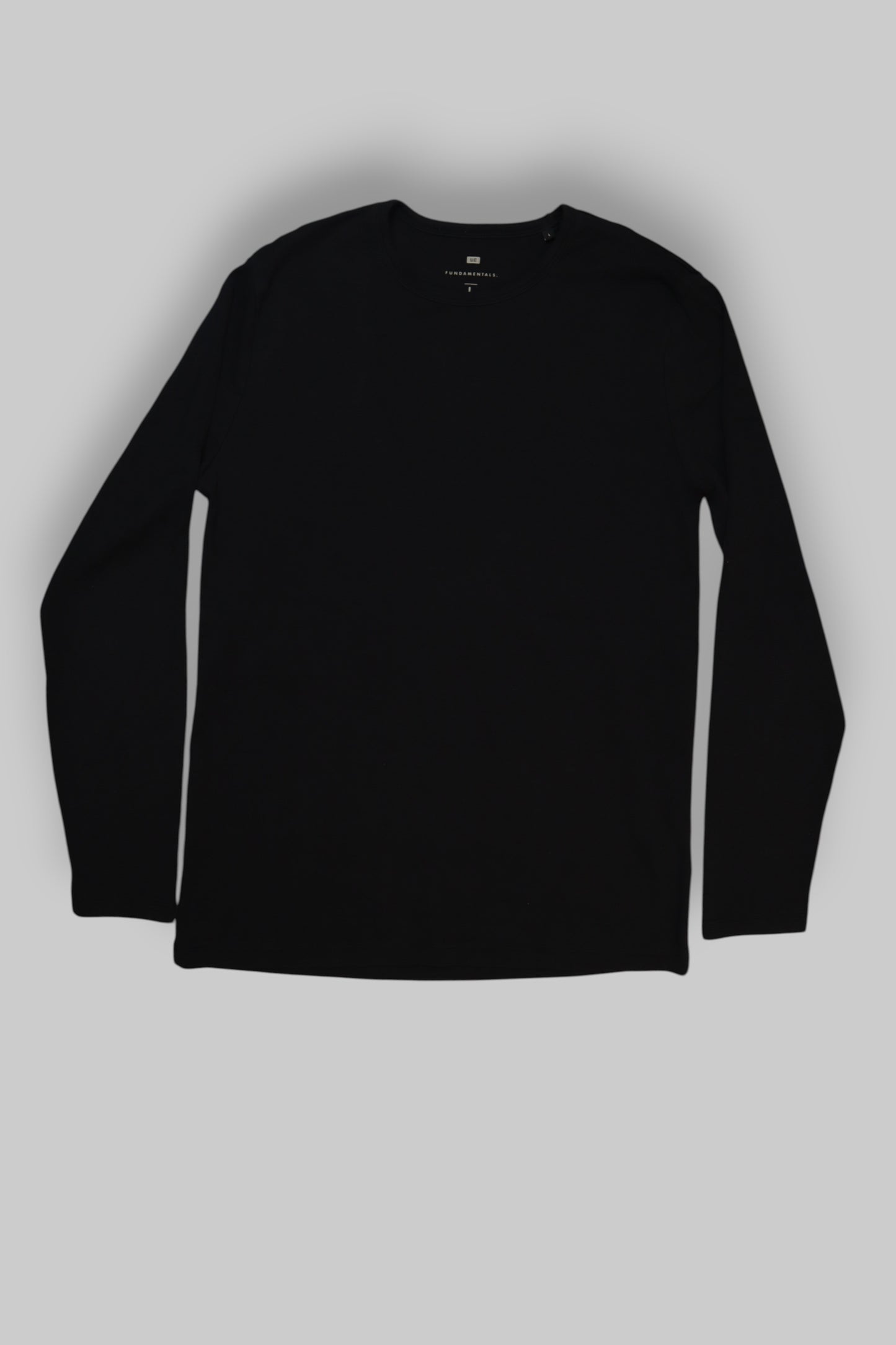 WE Fundamentals Black Long-Sleeve T-Shirt – Size L