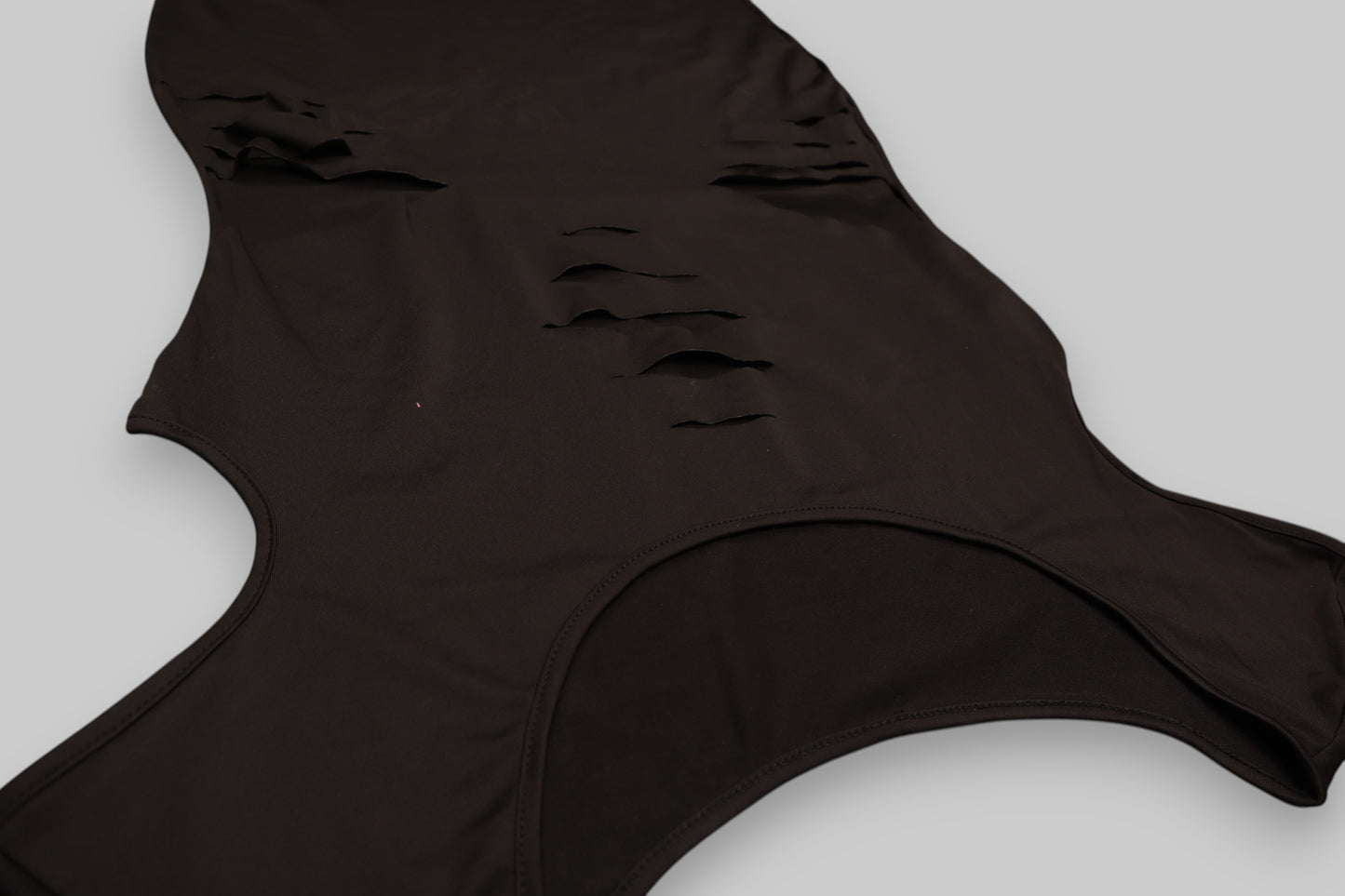 Black Cutout Bodycon Mini Dress – Scoop Neck | Cap Sleeves