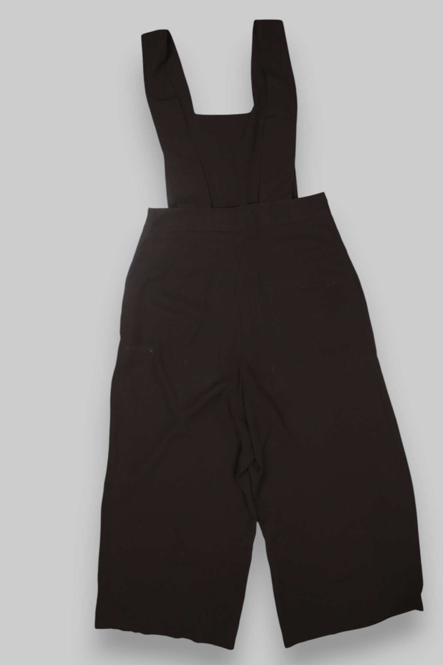 DESIRES Black Wide-Leg Jumpsuit – Minimalist Culotte Overalls (Size S)
