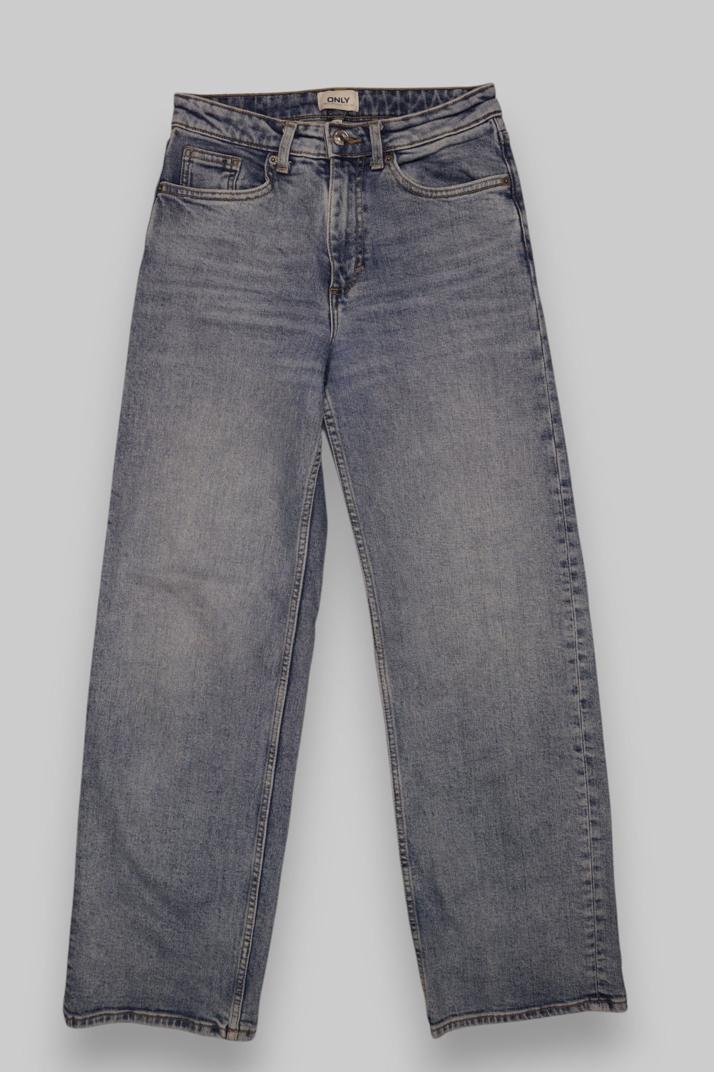 ONLY Straight-Leg Jeans – Medium Blue Vintage Wash