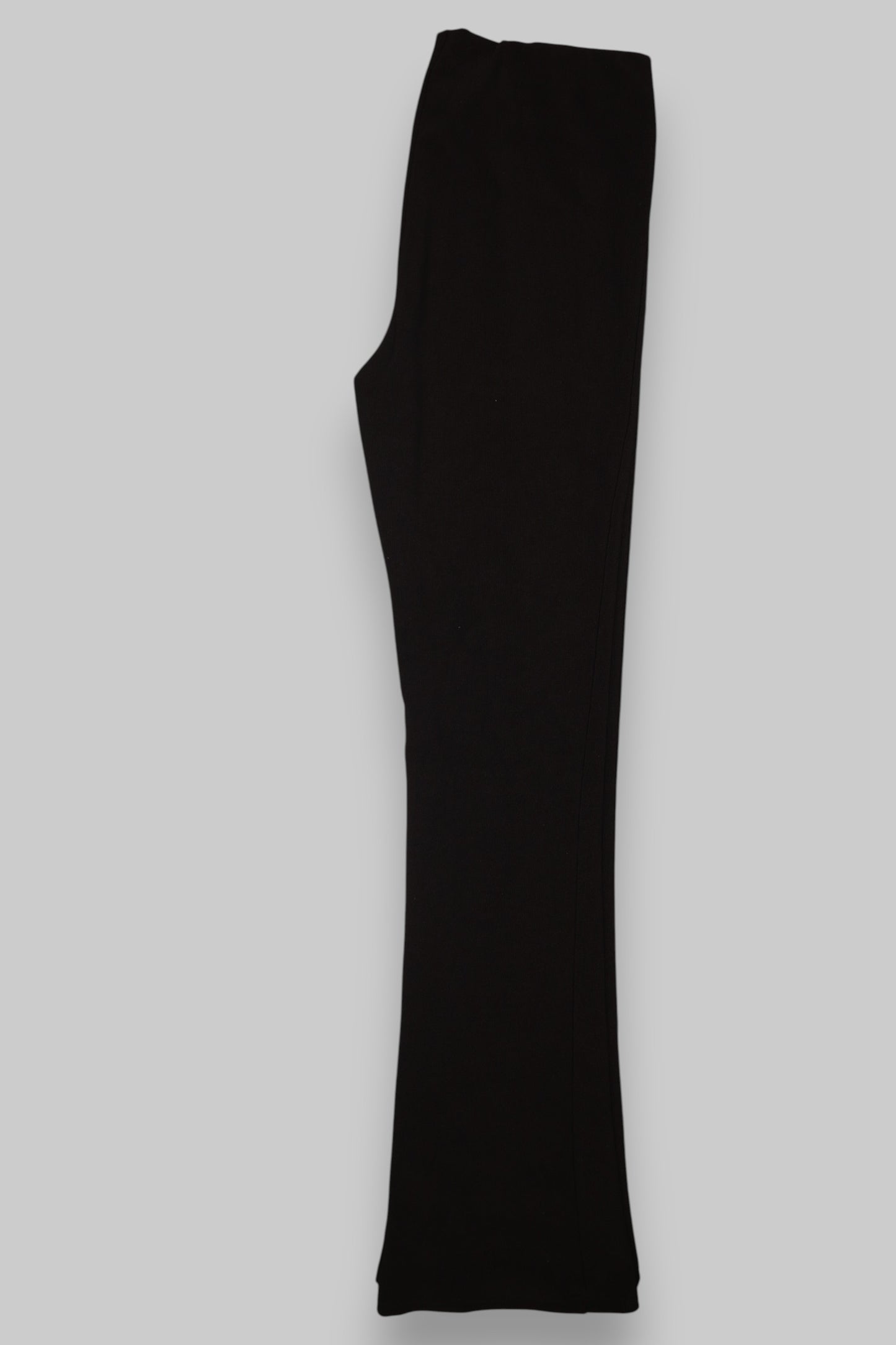 Esprit Women’s Black Pull-On Flared Trousers – Elastic Waist, Stretch Fabric