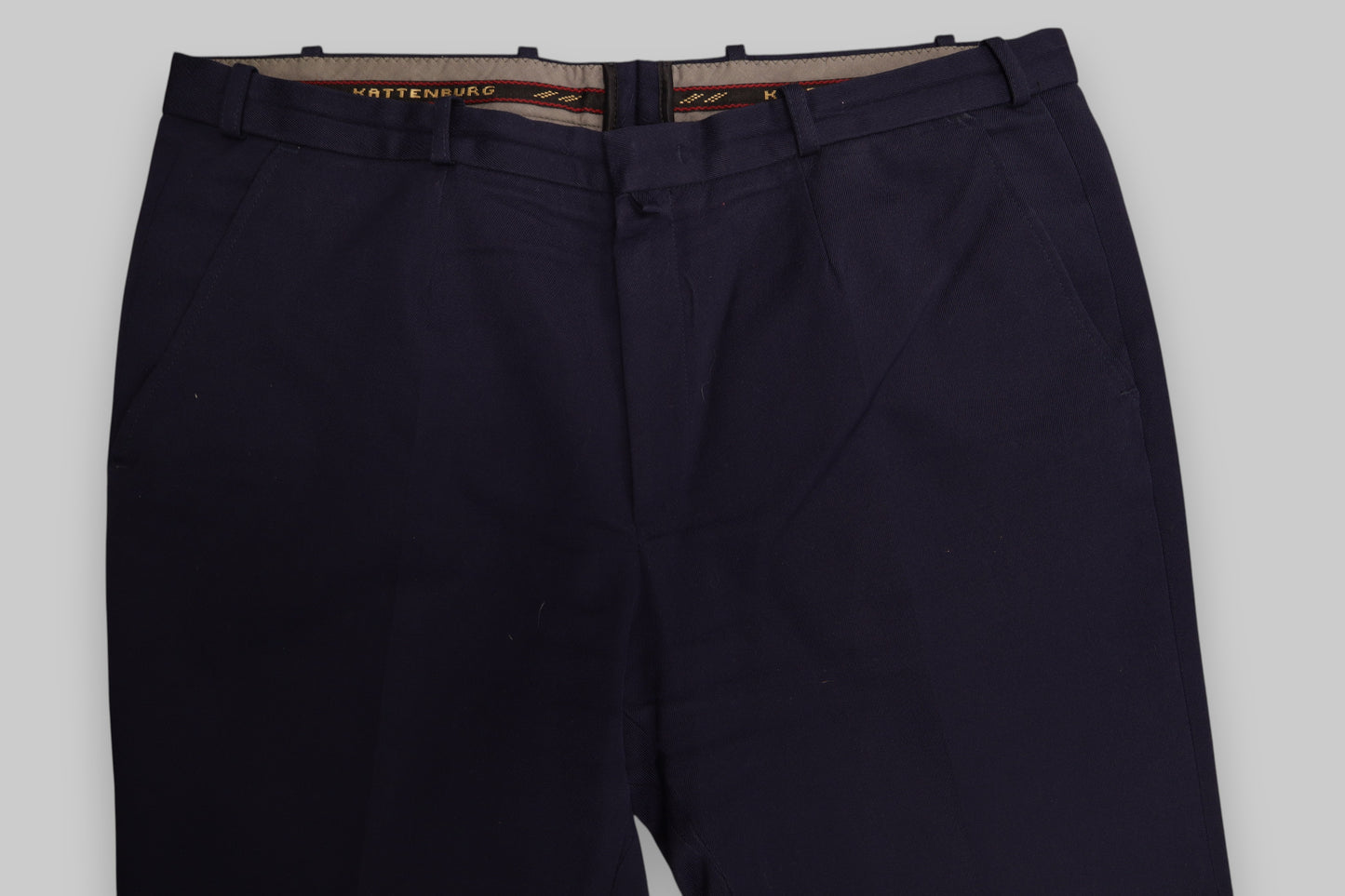 KATTENBURG Men’s Formal Trousers – Deep Navy Blue Refined Tailoring, Modern Sophistication