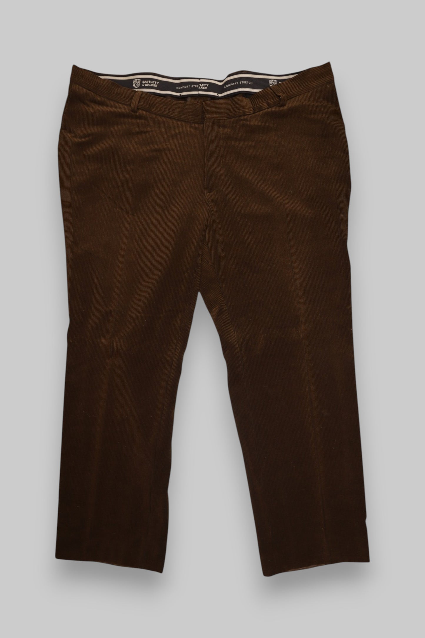 Bartlett &amp; Walker Men’s Corduroy Trousers – Dark Brown (EU 30) Classic Corduroy with Modern Comfort