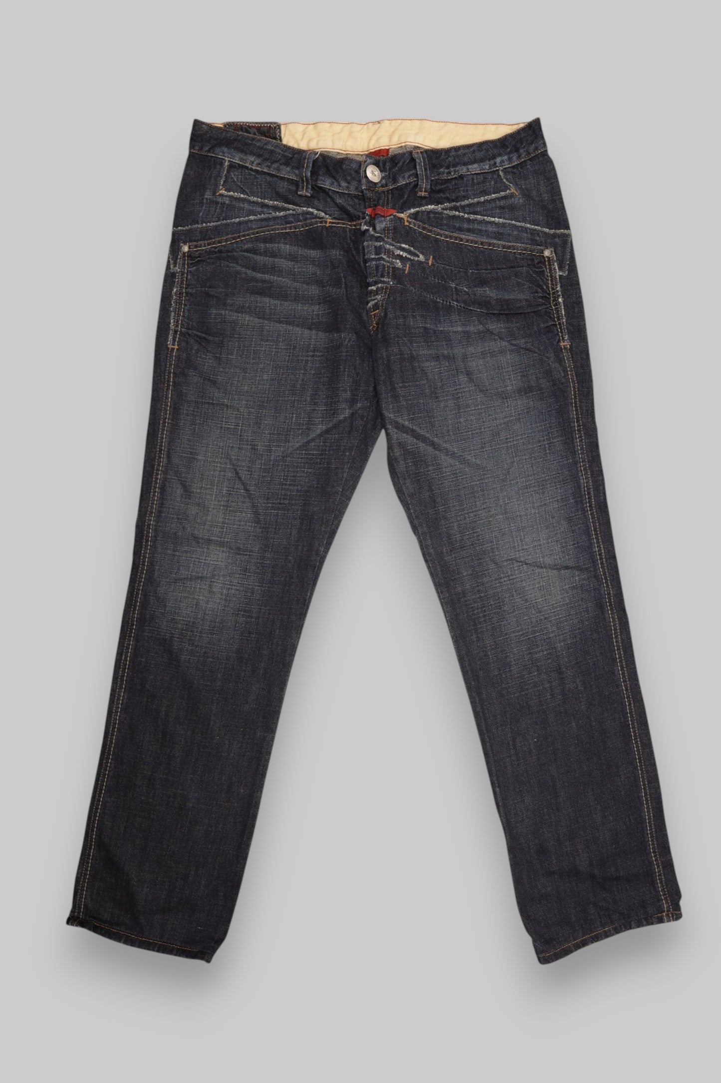 Marithé + François Girbaud Straight-Leg Jeans – Deep Indigo (Made in Italy)