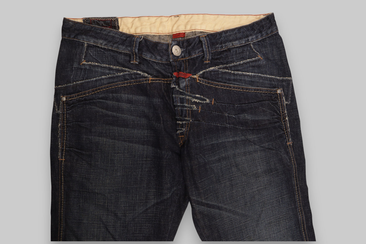 Marithé + François Girbaud Straight-Leg Jeans – Deep Indigo (Made in Italy)