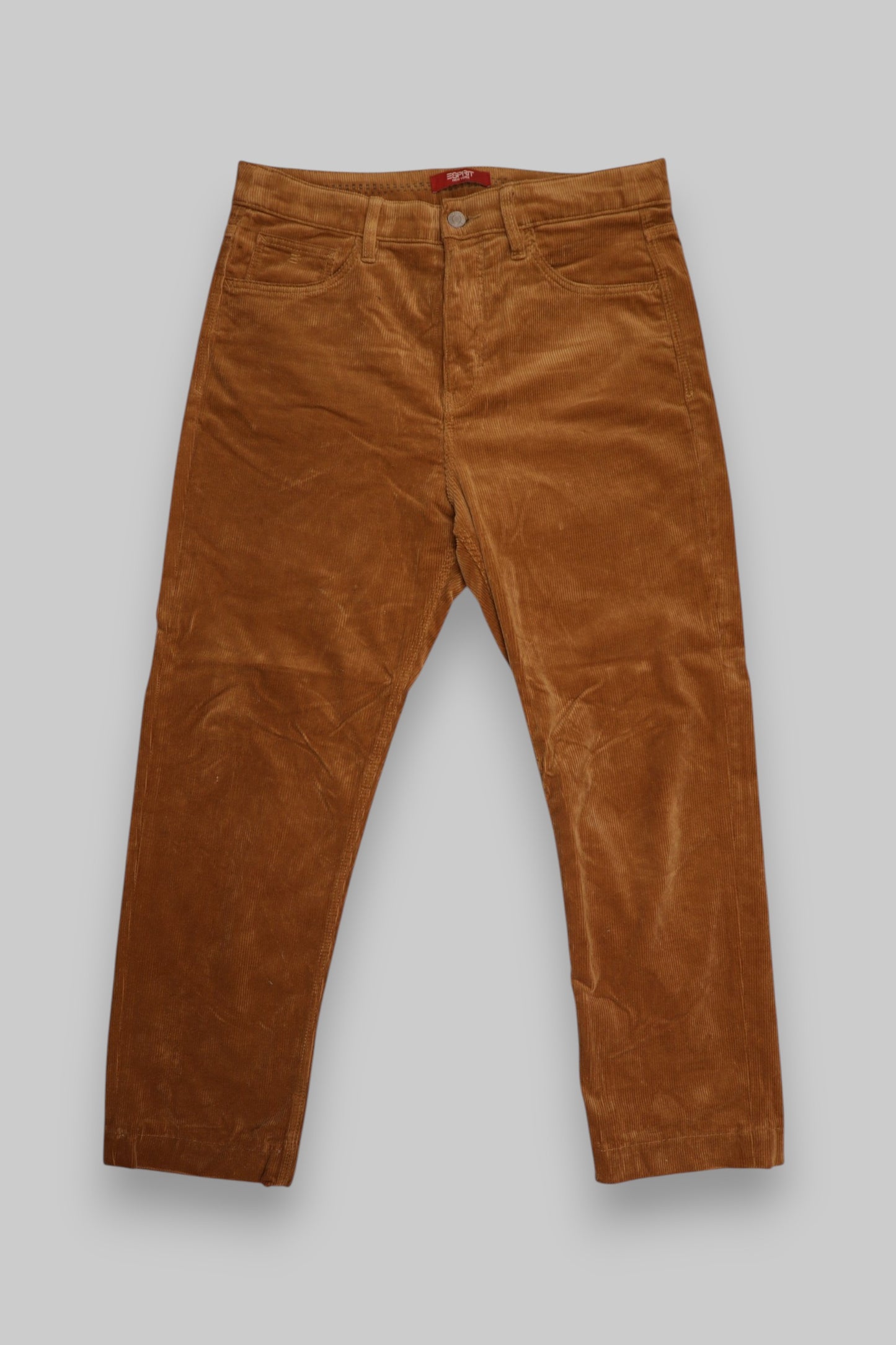 Esprit Corduroy Pants – Warm Chestnut Brown (31/32) Timeless Corduroy with Modern Comfort