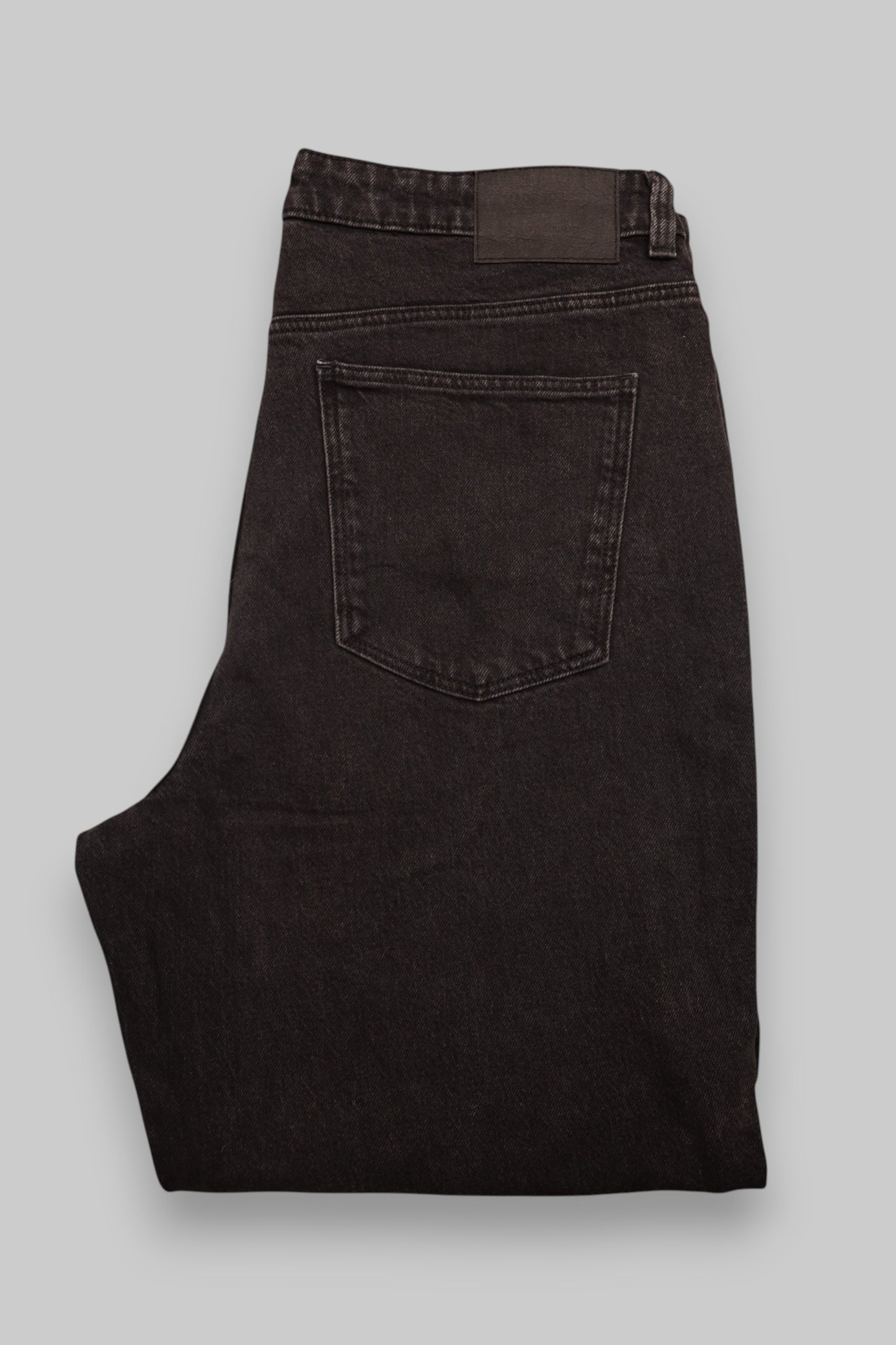 C&amp;A MOM Women’s High-Waisted Jeans – Washed Black (EUR 44 / FR 46) Vintage Style. Modern Comfort.