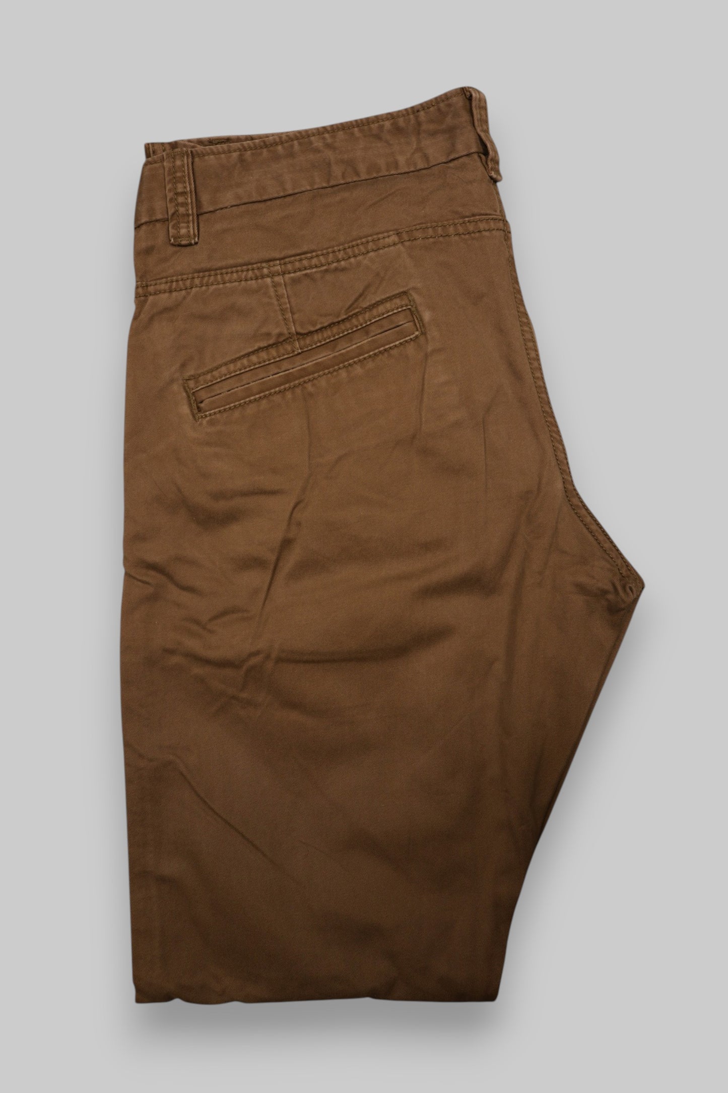 WE Men’s Straight-Leg Chinos – Medium Brown (Size 62) Everyday Utility, Timeless Style