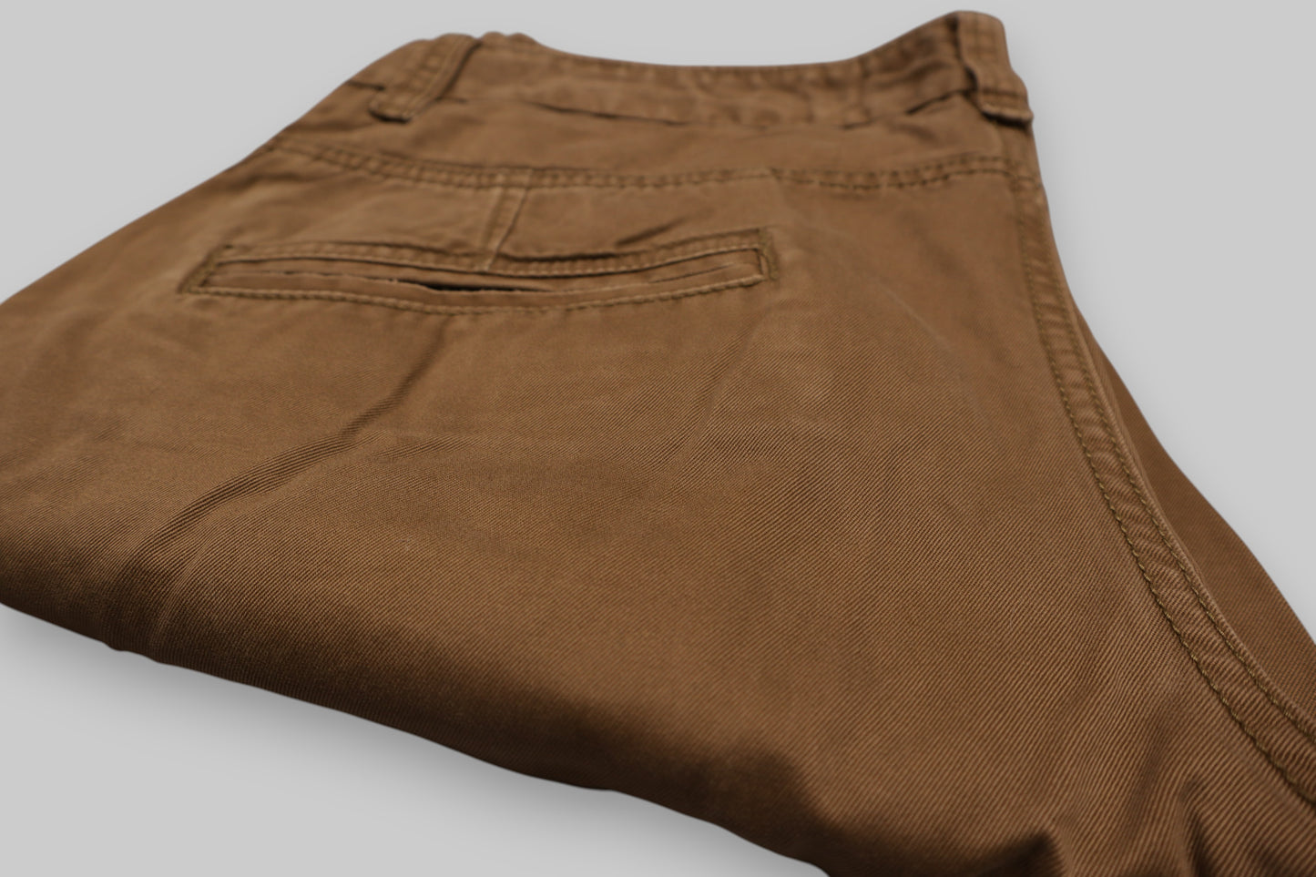 WE Men’s Straight-Leg Chinos – Medium Brown (Size 62) Everyday Utility, Timeless Style