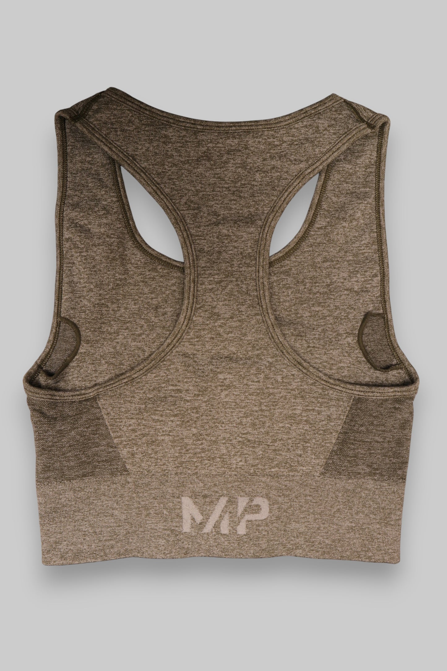 nbsp;Women’s Seamless Sports Bra – Heathered Brown