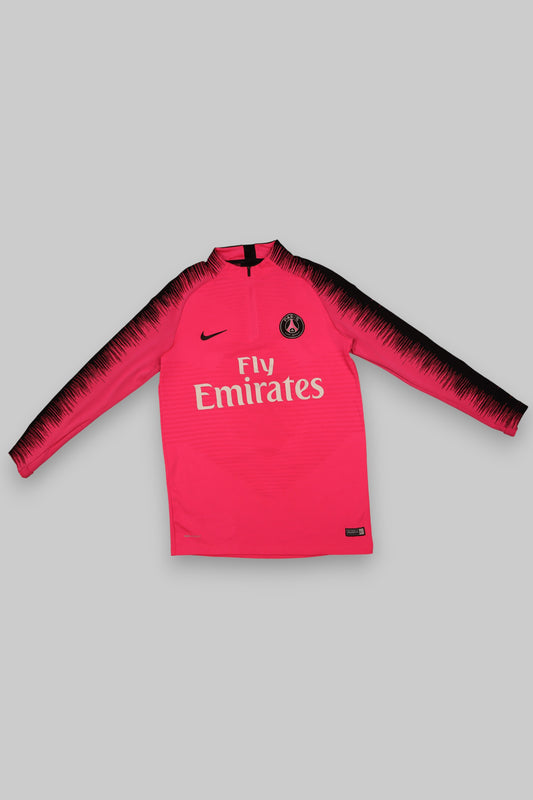 Nike Paris Saint-Germain (PSG) Training Top – Vivid Pink with Black Gradient Sleeves