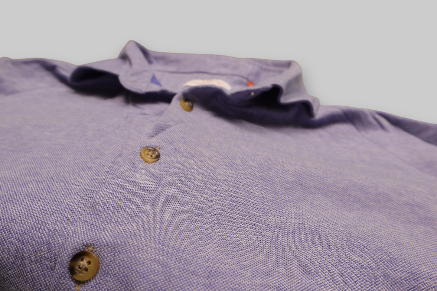 Max Goodman Men’s Long-Sleeve Casual Shirt – Heathered Purple (100% Cotton)