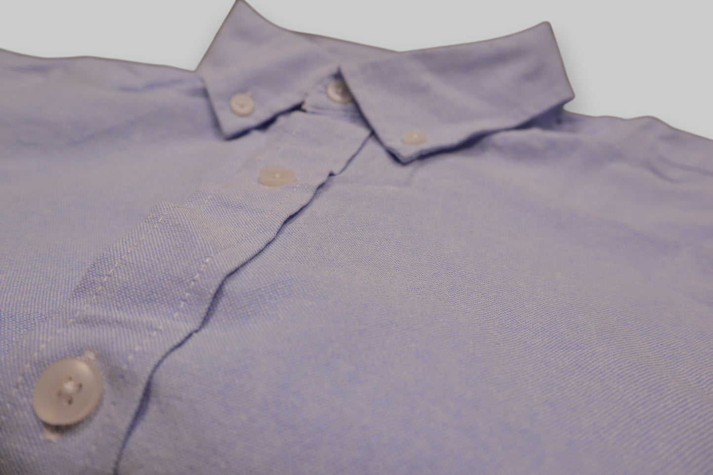 Antonio Bacci – Madrid Men’s Long-Sleeve Oxford Shirt – Light Blue (Slim Fit)