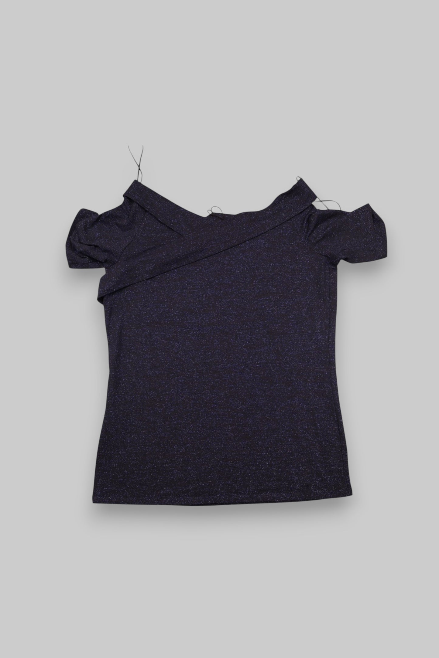 ONLY Dark Navy Shimmer Knit Top