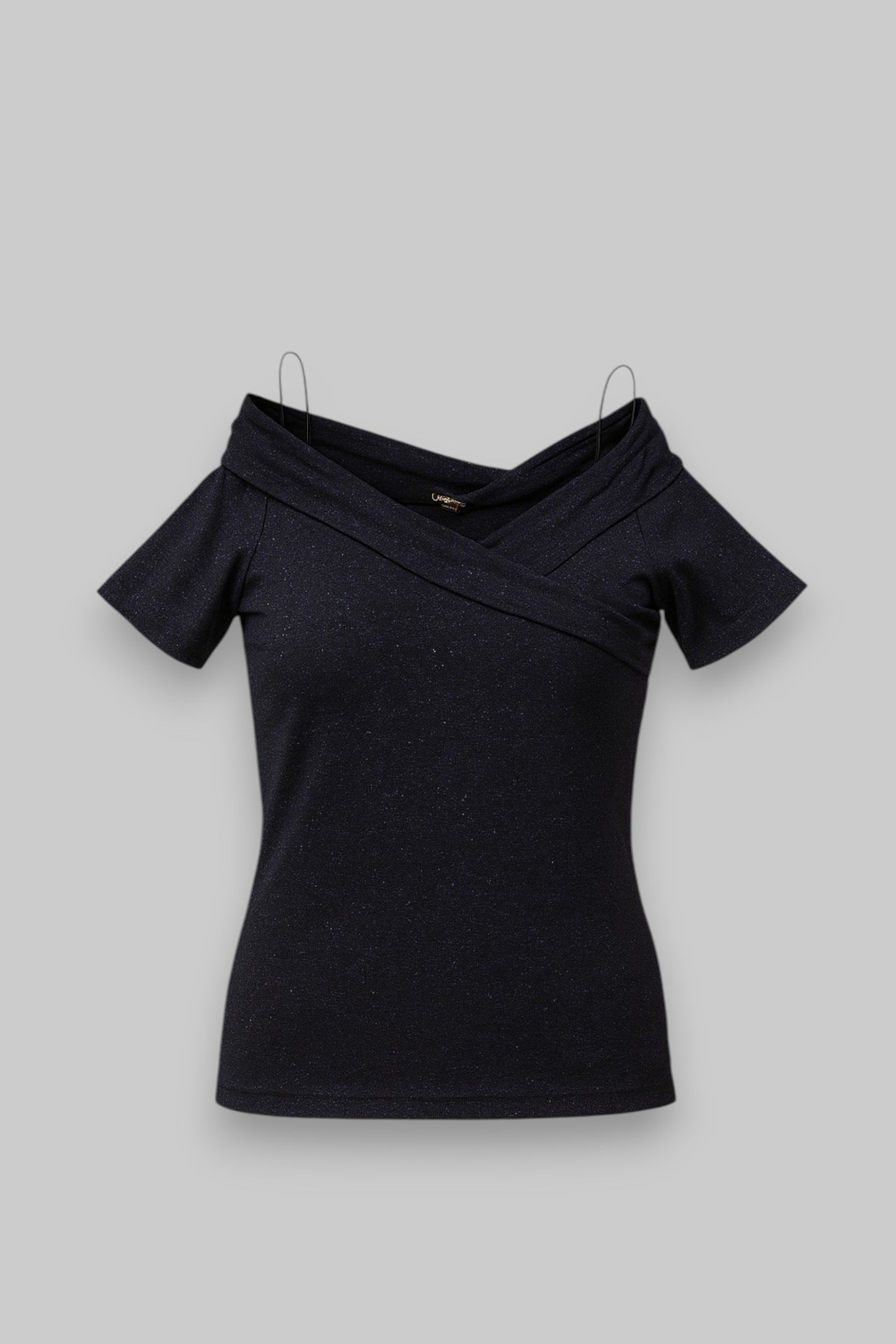 ONLY Dark Navy Shimmer Knit Top