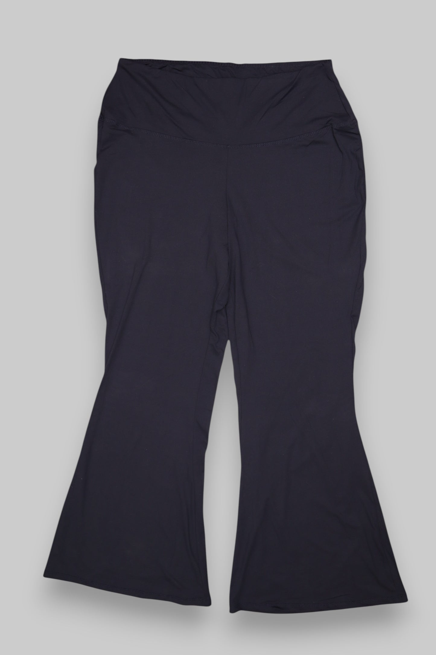 Navy Blue Flared Yoga Pants – 1XL