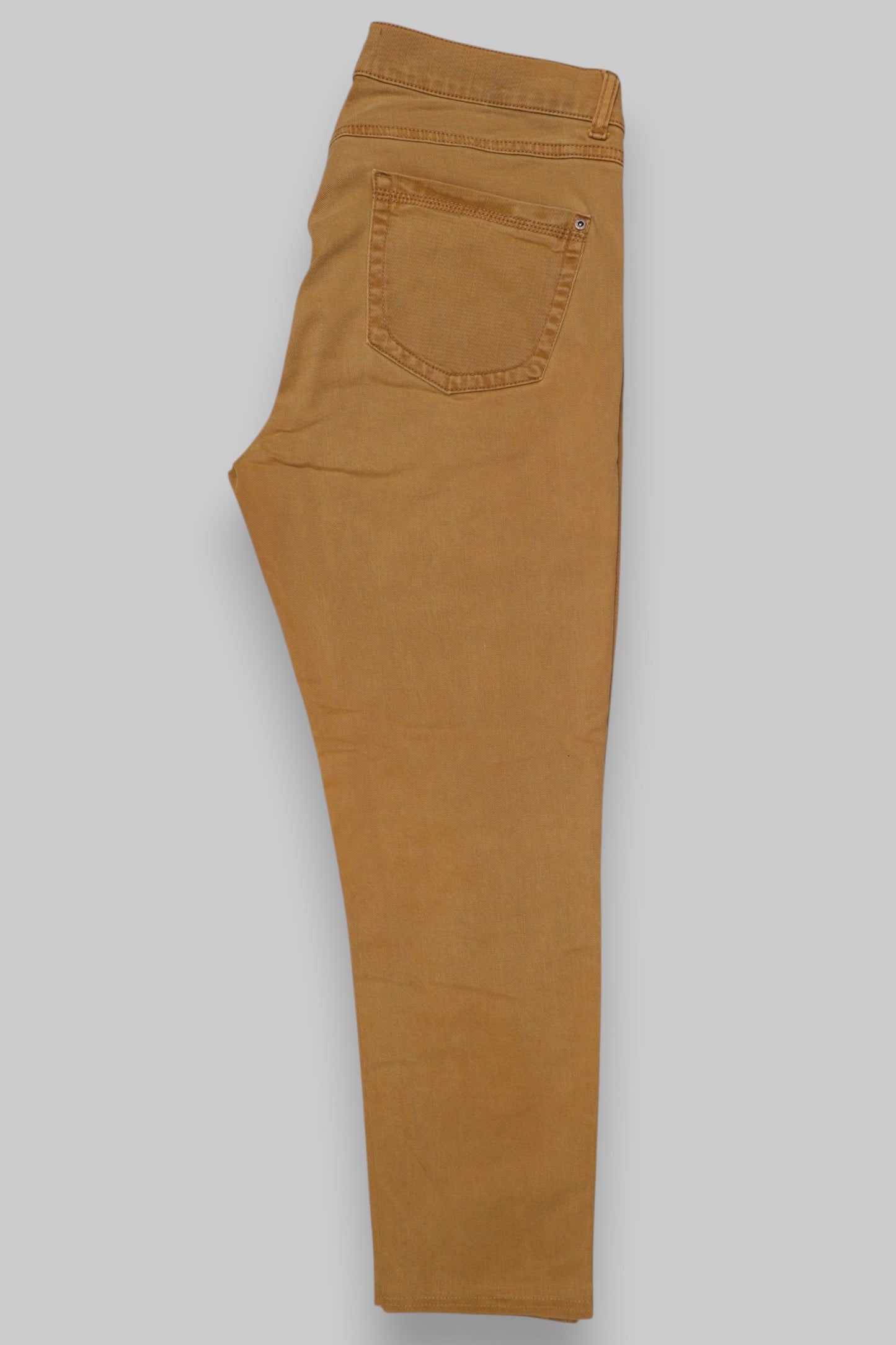 Mustard Slim-Fit Zip Trousers – Angels Jeanswear (Roots Collection)