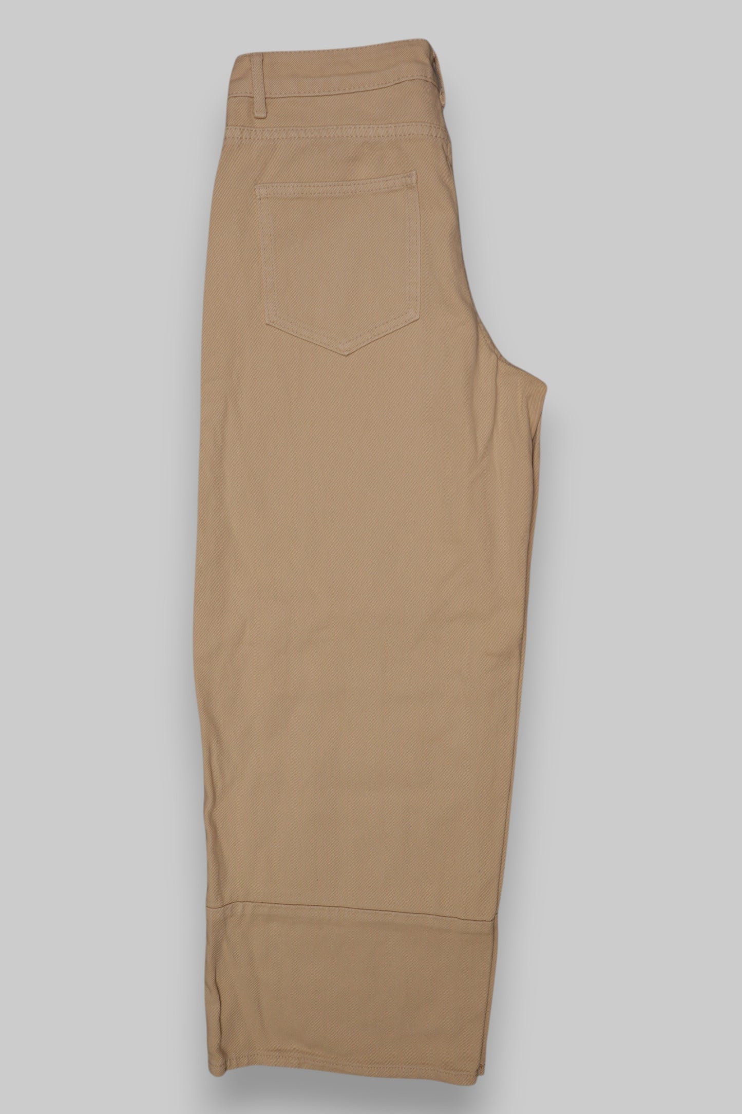 Modström Bellie Wide-Leg Cropped Jeans – Beige (100% Cotton)