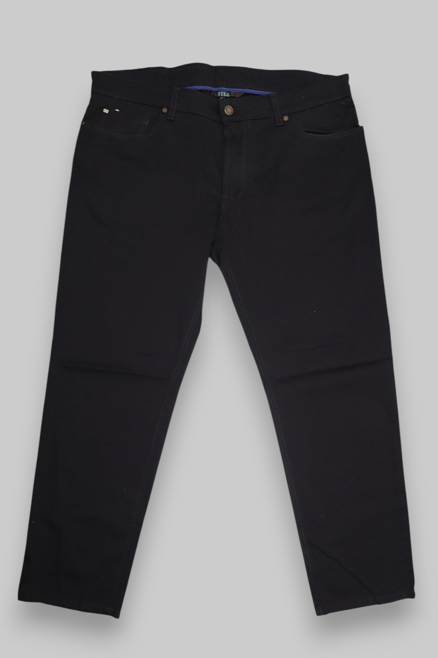 TILL Navy Blue Slim-Fit Jeans – Size 38x30