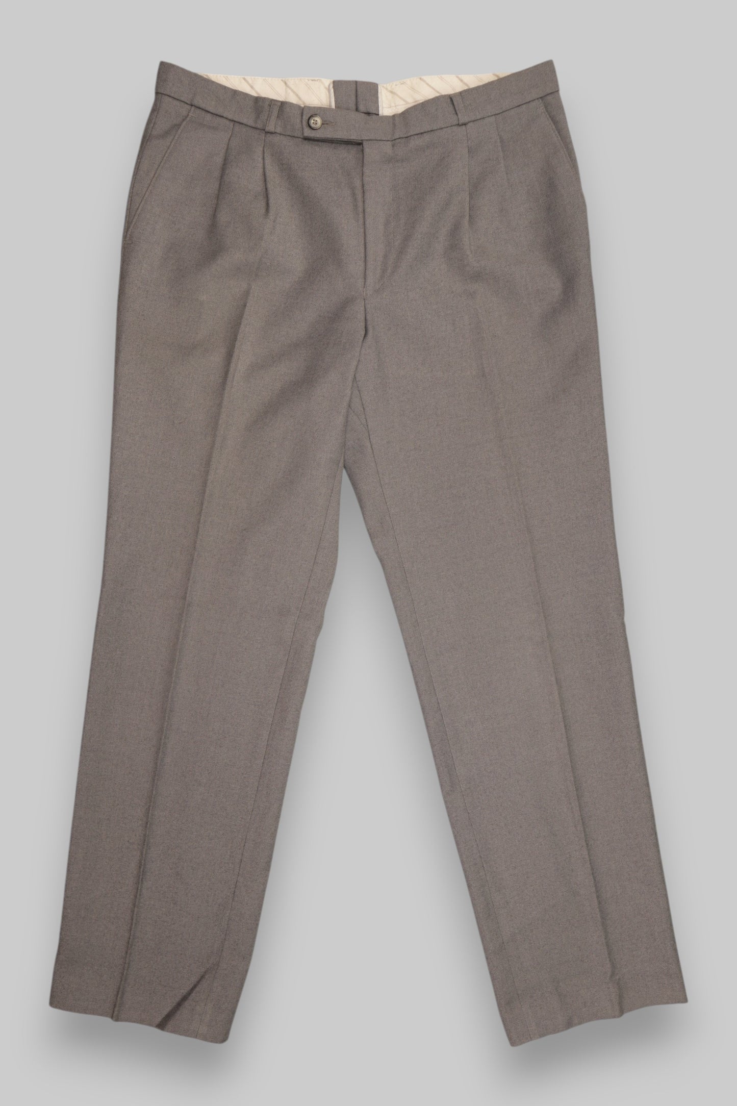 Men’s Tailored Dress Trousers – Charcoal Gray