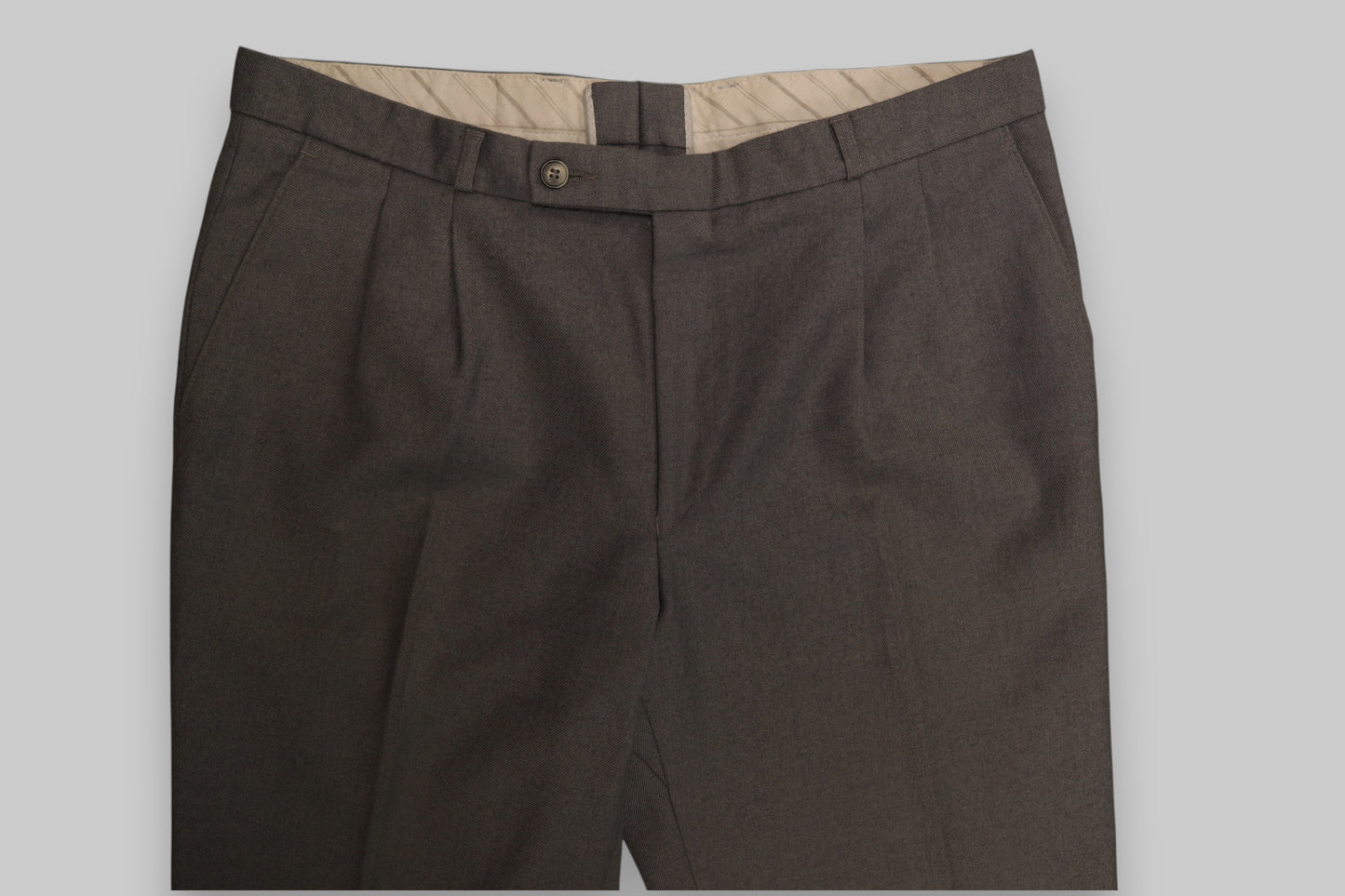 Men’s Tailored Dress Trousers – Charcoal Gray