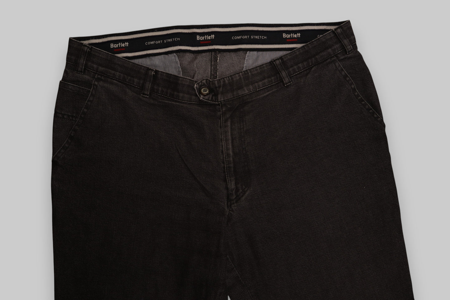 Bartlett Men’s Casual Trousers – Solid Black