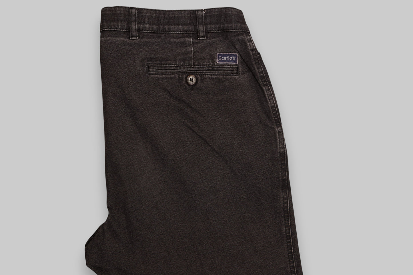 Bartlett Men’s Casual Trousers – Solid Black