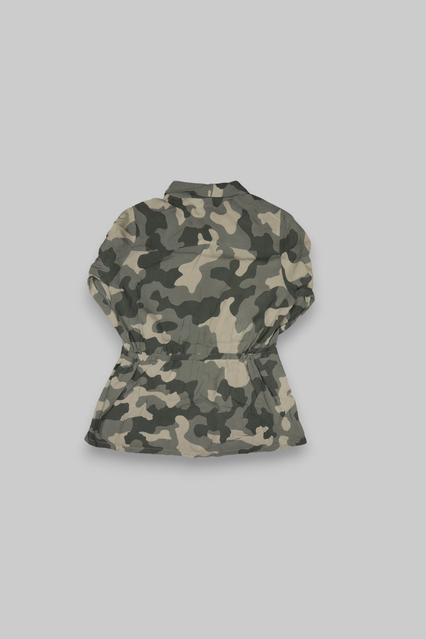 Page One Camo Print Shirt Jacket