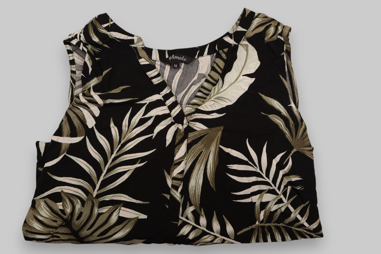 MS Mode Sleeveless Tropical Print Blouse – EU 44