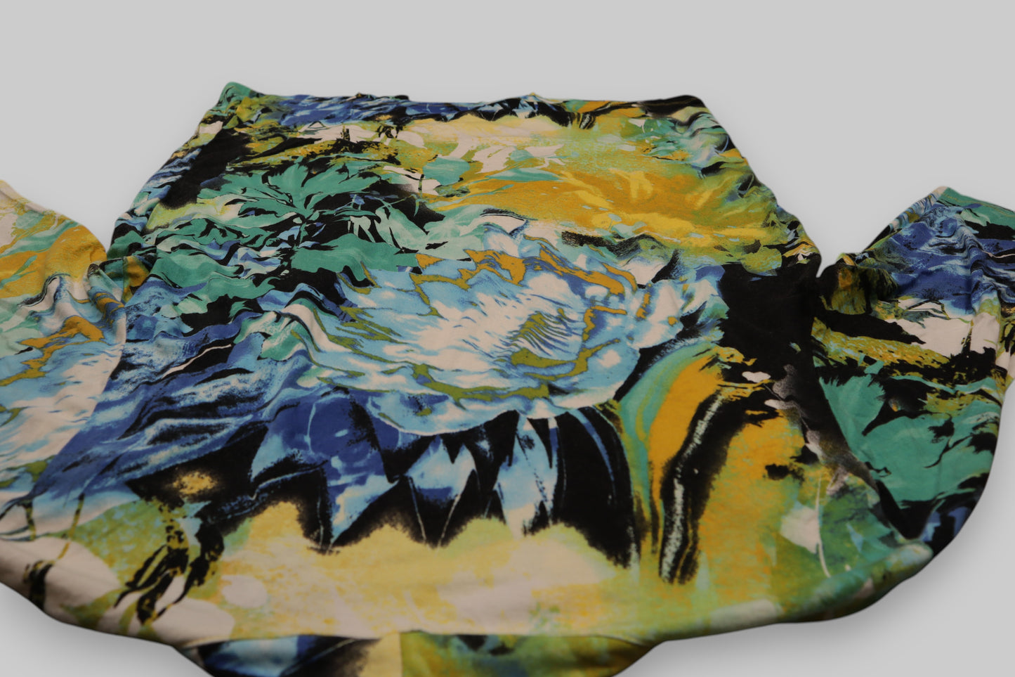 Multicolor Floral Kimono Jacket with Lining & Rhinestone Detail