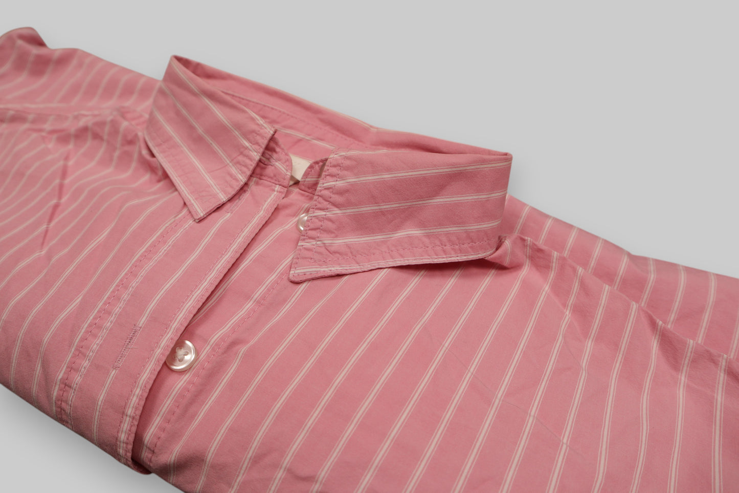 H&M Pink & White Striped Cotton Shirt – EU 40