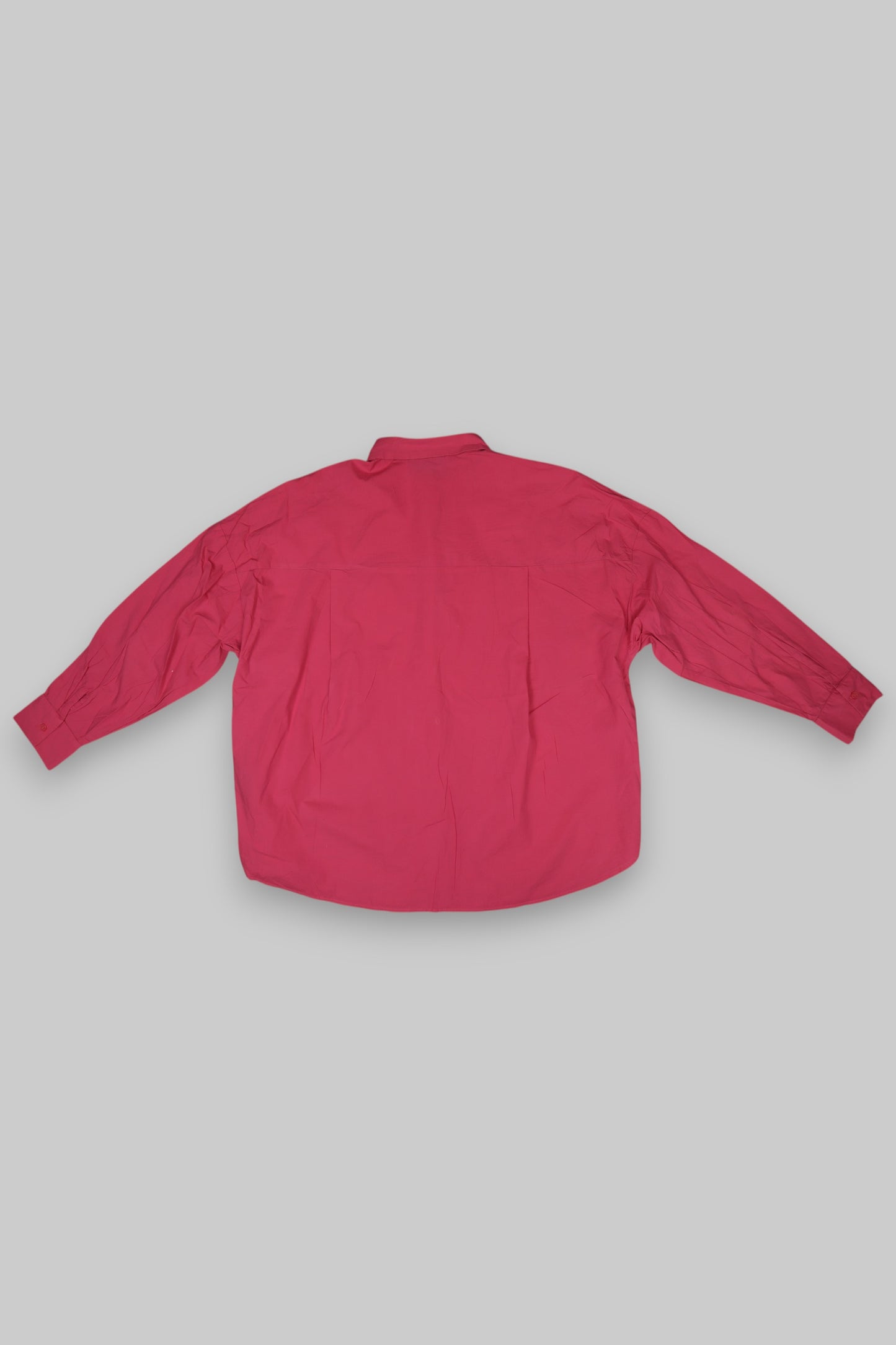 MONKI Hot Pink Cotton Long-Sleeve Shirt – Size S